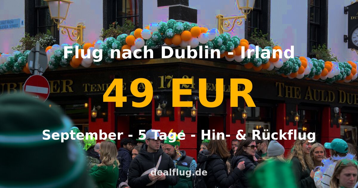 flug nach dublin