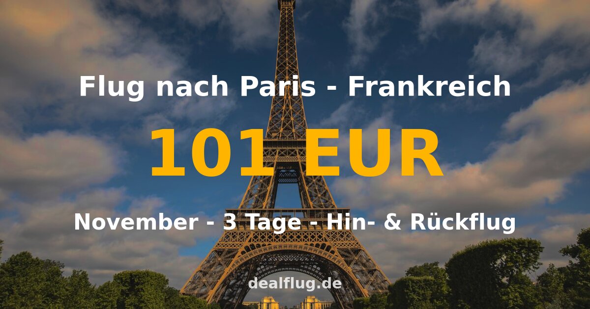 flug nach paris
