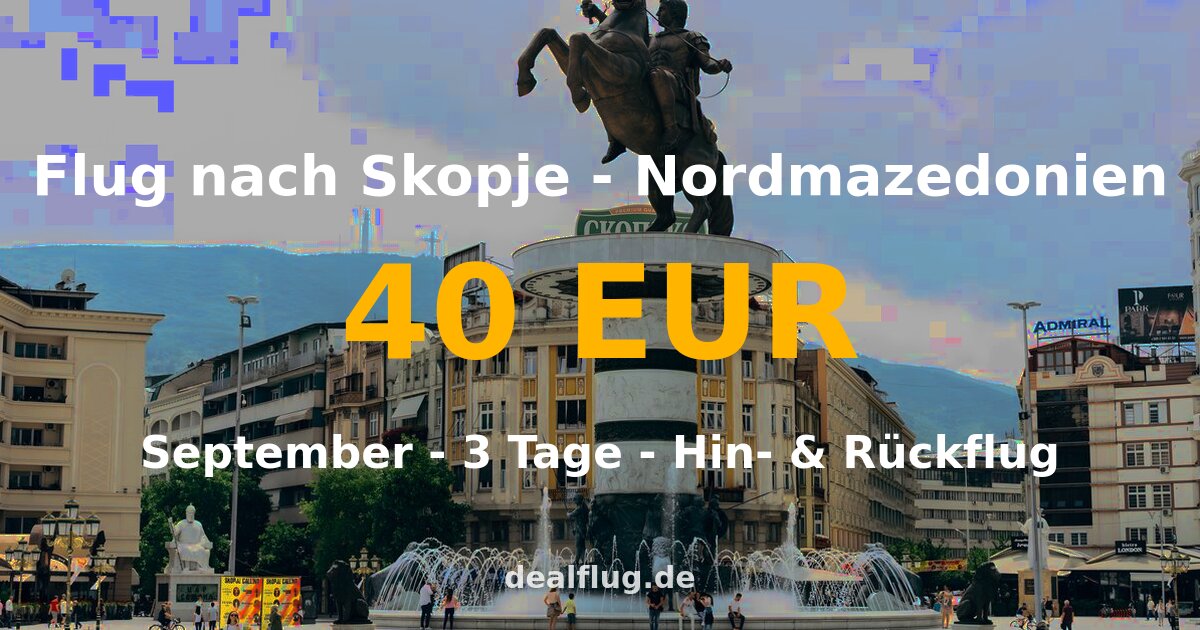 flug nach skopje