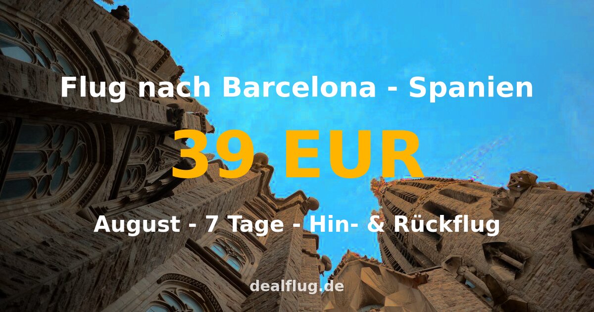 flug nach barcelona