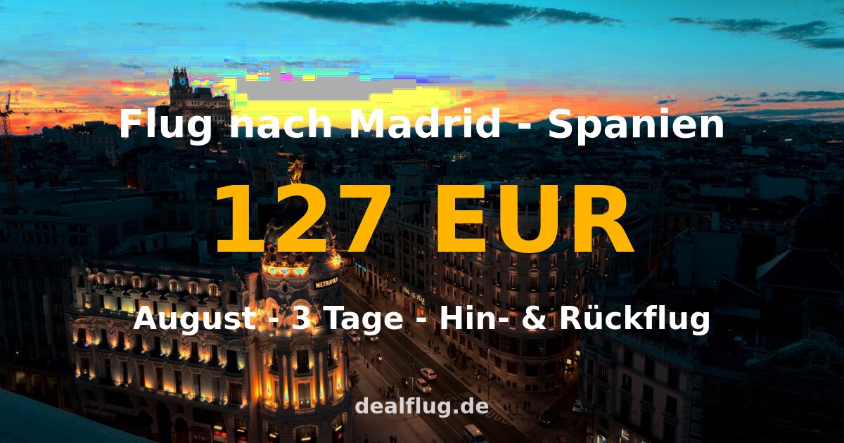 flug nach madrid