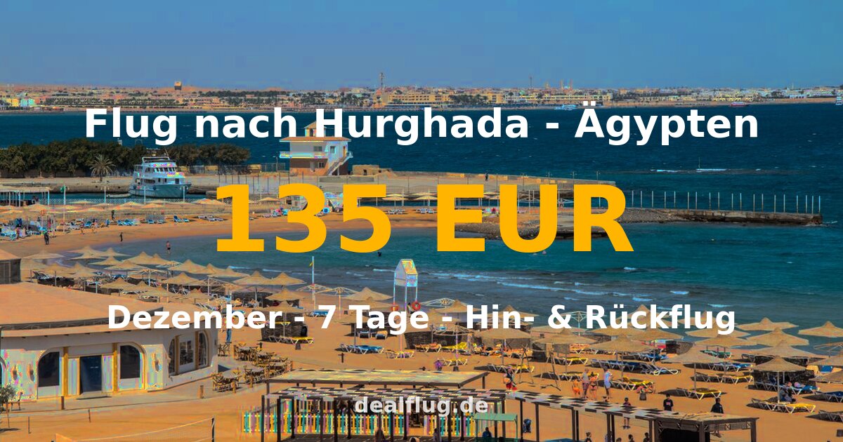 flug nach hurghada
