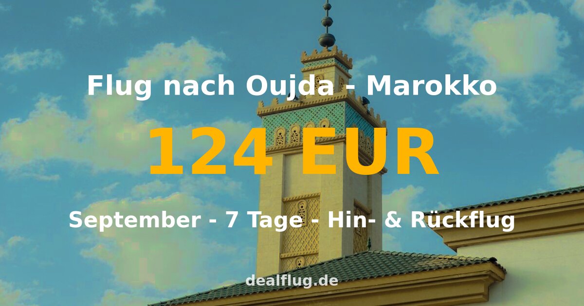 flug nach oujda