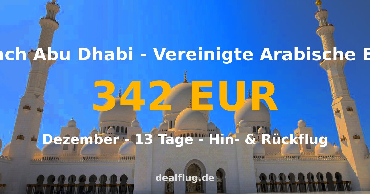 flug nach abu dhabi