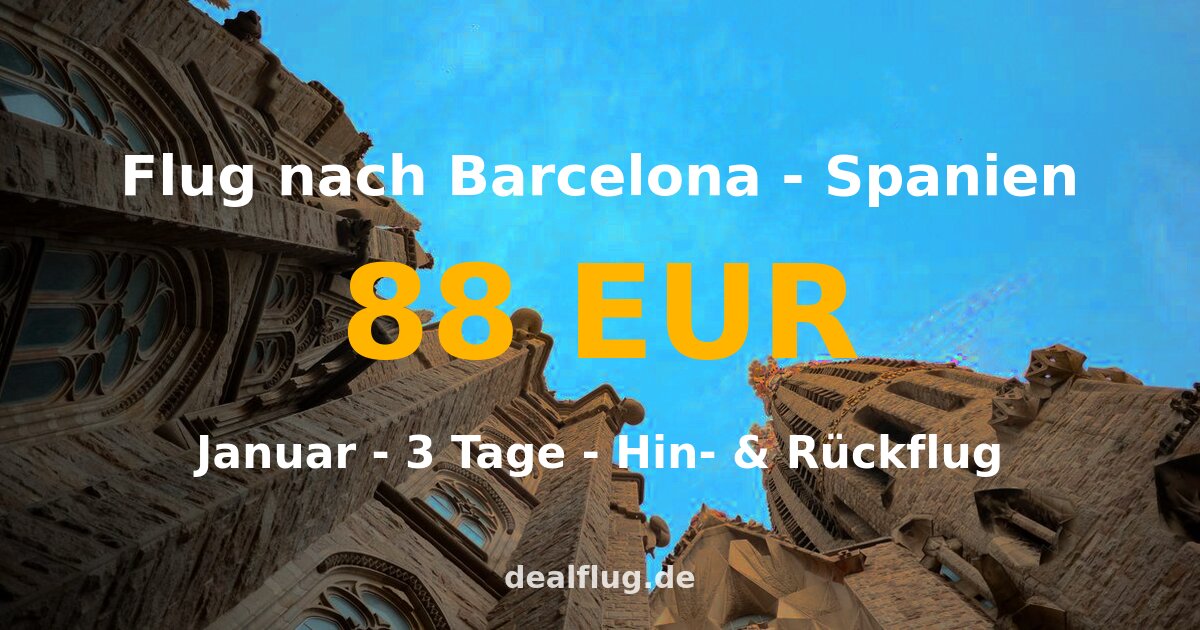 flug nach barcelona