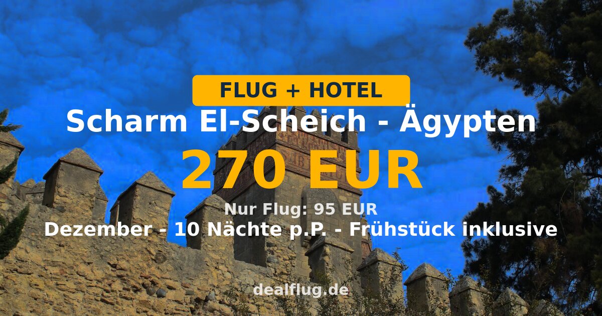 scharm el-scheich flug und hotel